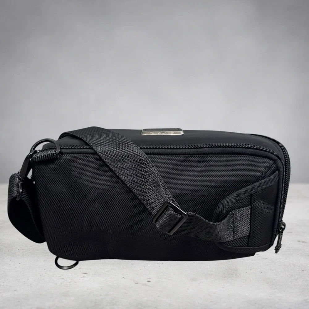 Tumi Alpha Bravo Platoon Sling Crossbody Bag Black‎ Travel Luxury